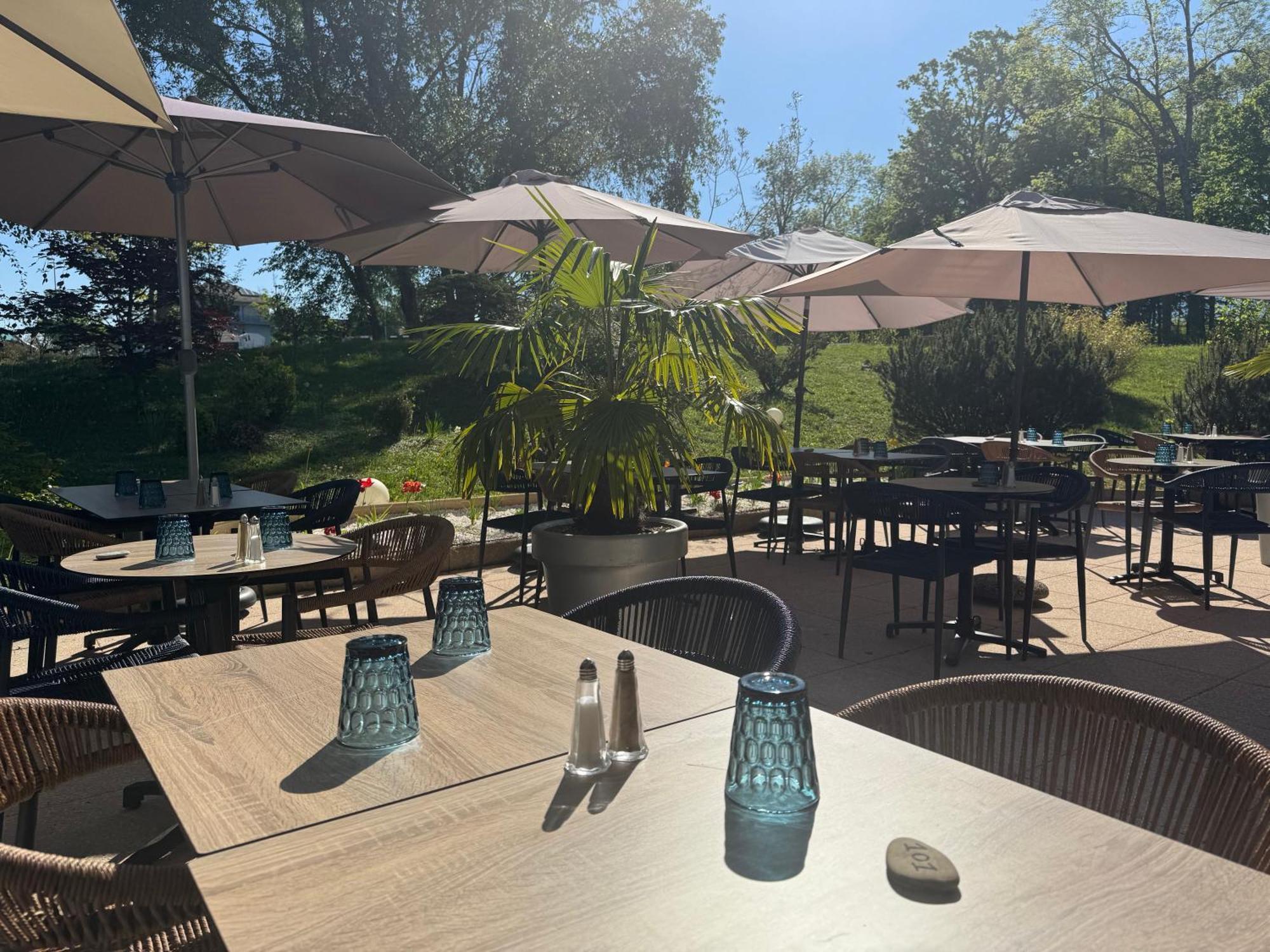 Hotel Cote Sud Leman Thonon-les-Bains Buitenkant foto
